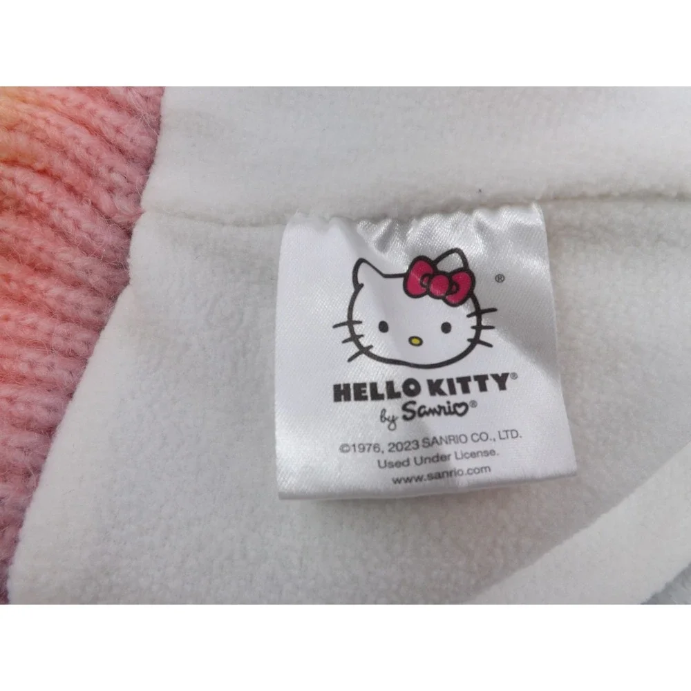 Hello Kitty Beanie/Hat‎ by Sanrio One Size Pastel/Multi Color Fleece Lined